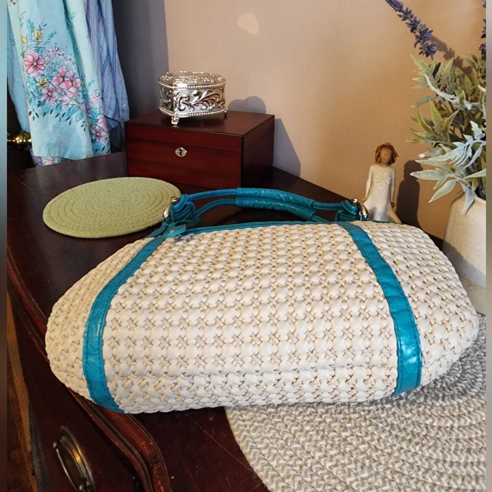 Big Buddha® Woven Hobo Shoulder Bag
